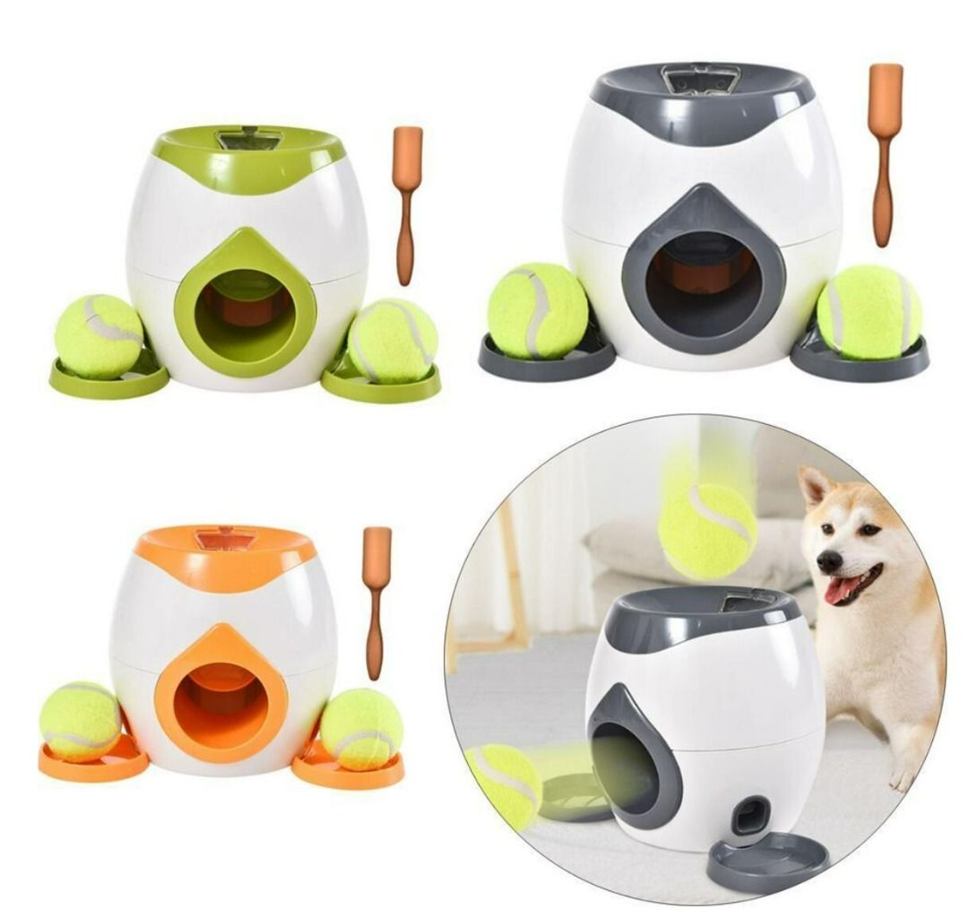 Throwing Machine Dog Training Toy Puppy Ball Throw Device Pet Tennis ...