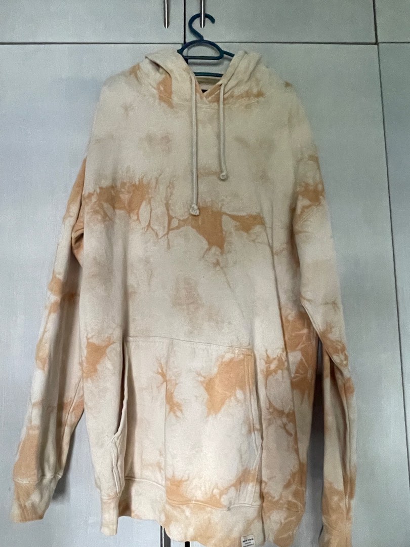 Clothing Tan Tie Dye Hoodie Billionaire Boys Club Bleach/tie-dye
