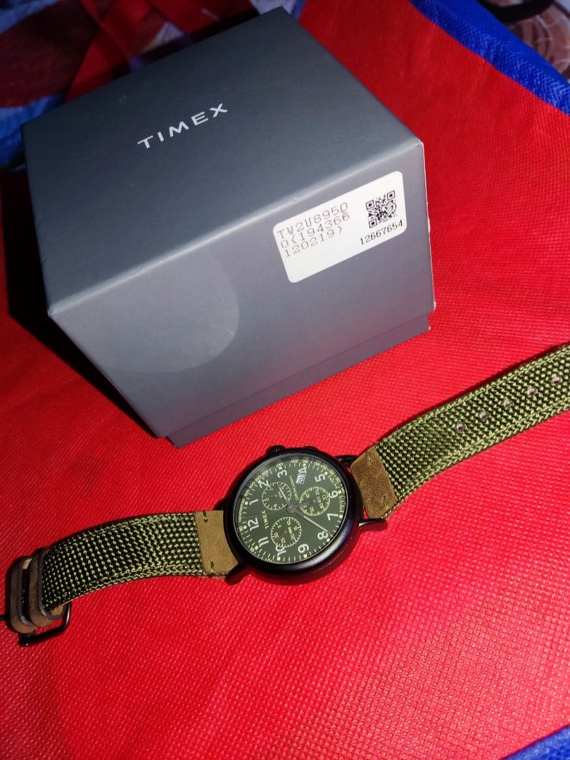 Timex standard chronograph 2024 41mm fabric strap watch