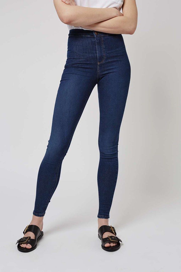 Topshop Moto Joni Jeans in True Blue