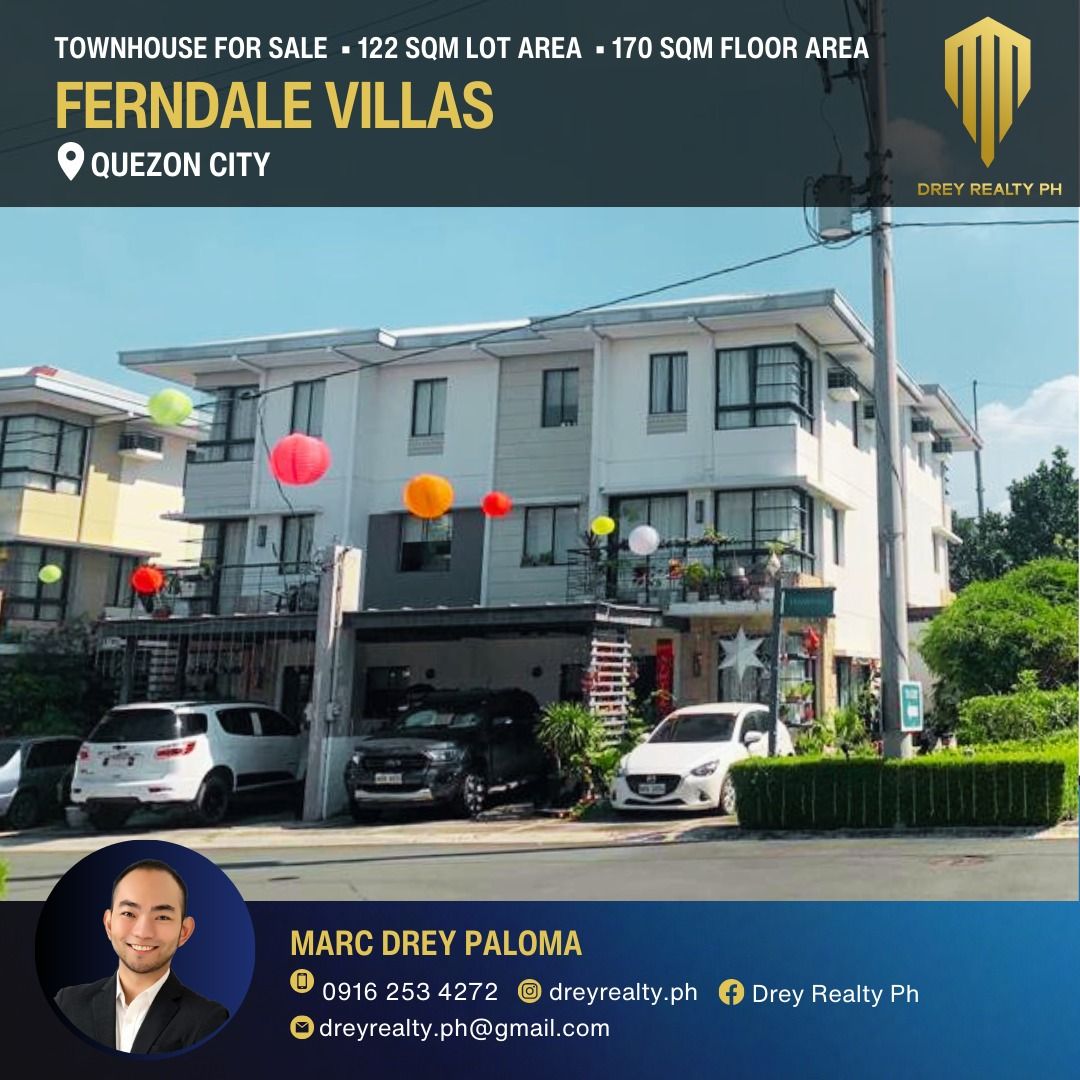 Townhouse Plan 170 FERNDALE VILLAS, in Quezon City For Sale, Property
