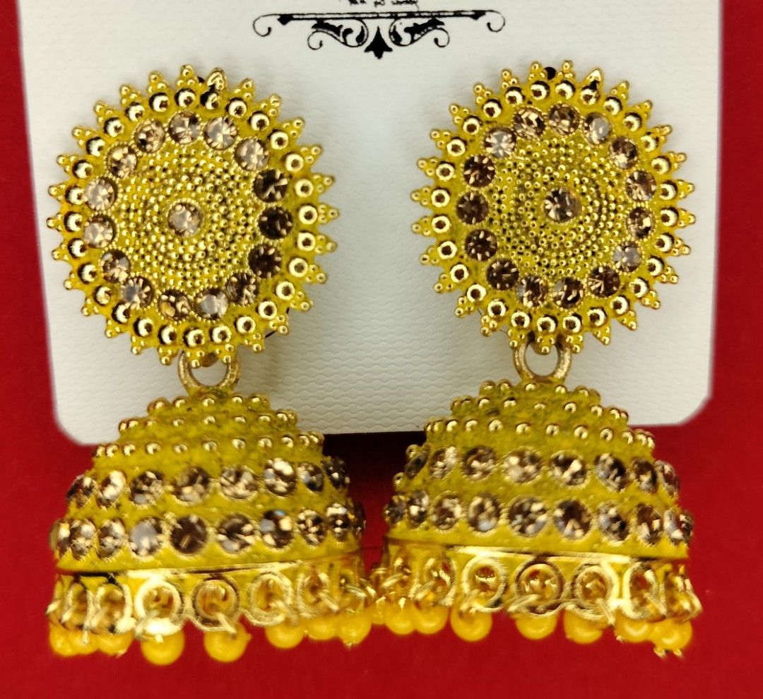 Indian-gold-plated-Earring-[Not-916] | Shopee Malaysia