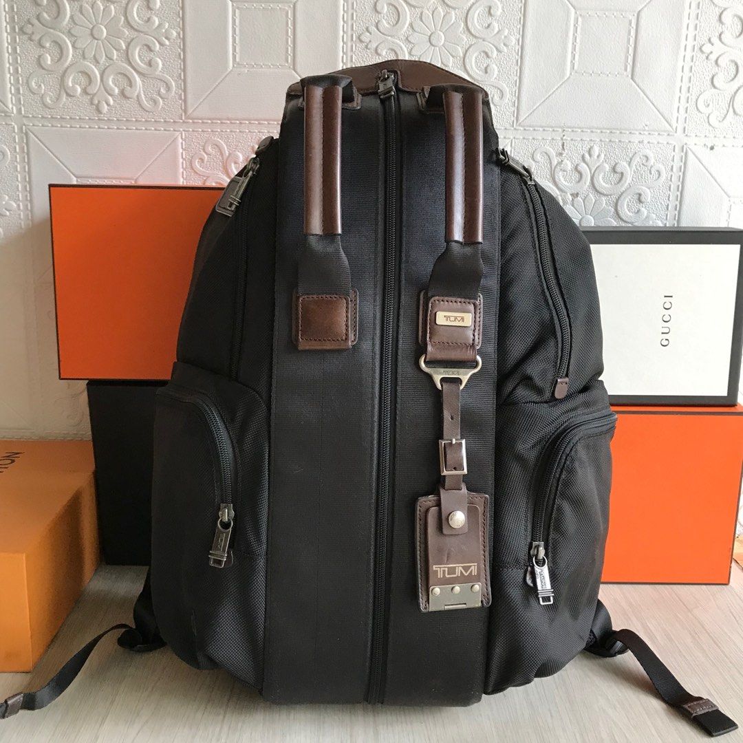 Tumi Authentic Alpha Bravo Travis Backpack Rare Barang Mewah