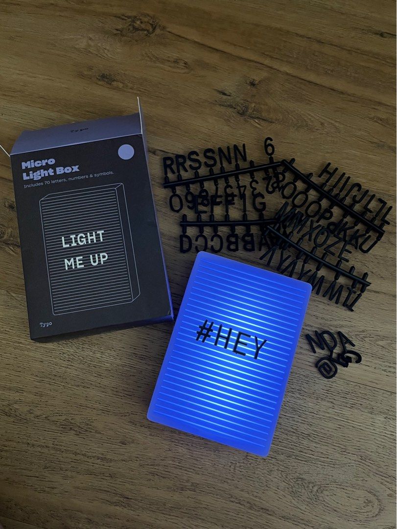 Typo Micro Light Box, Hobbies & Toys, Toys & Games on Carousell