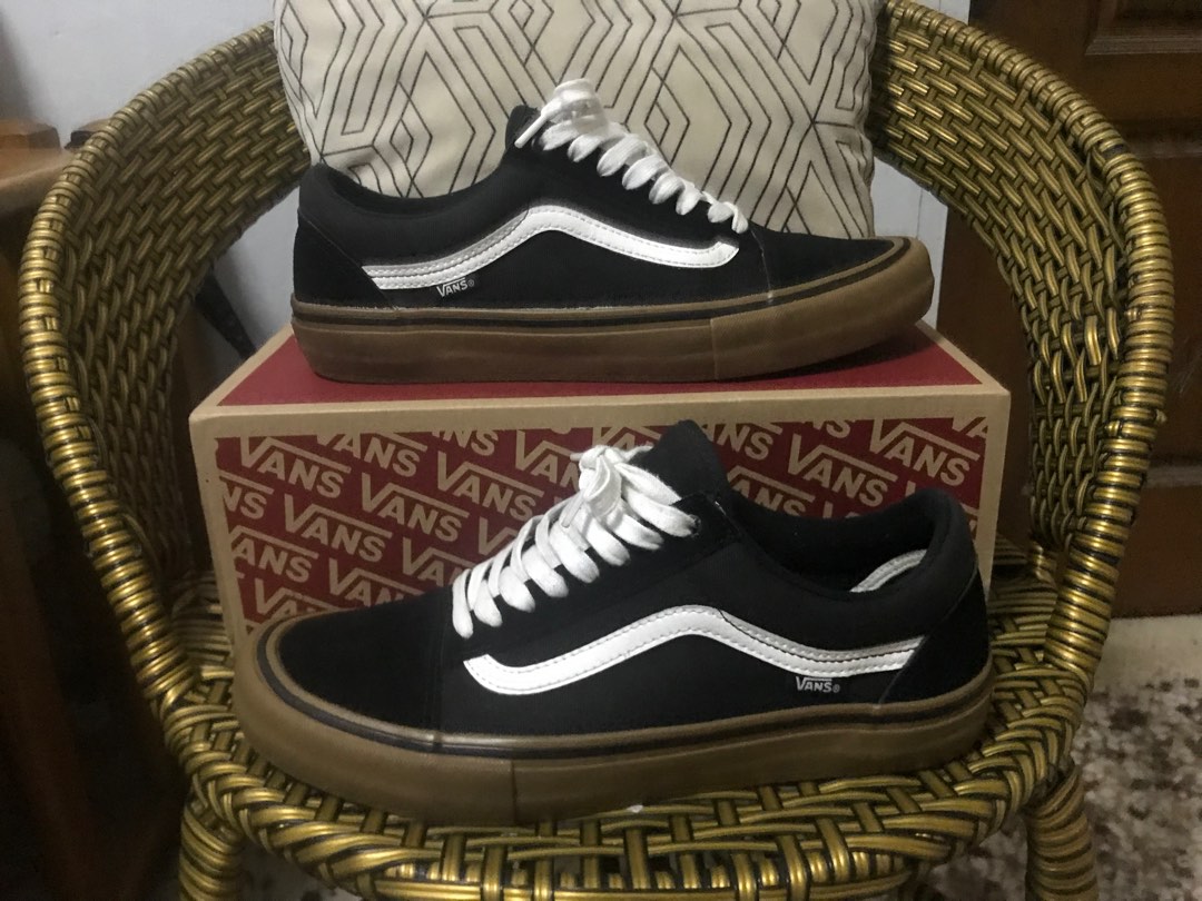 Vans old skool clearance pro gum sole