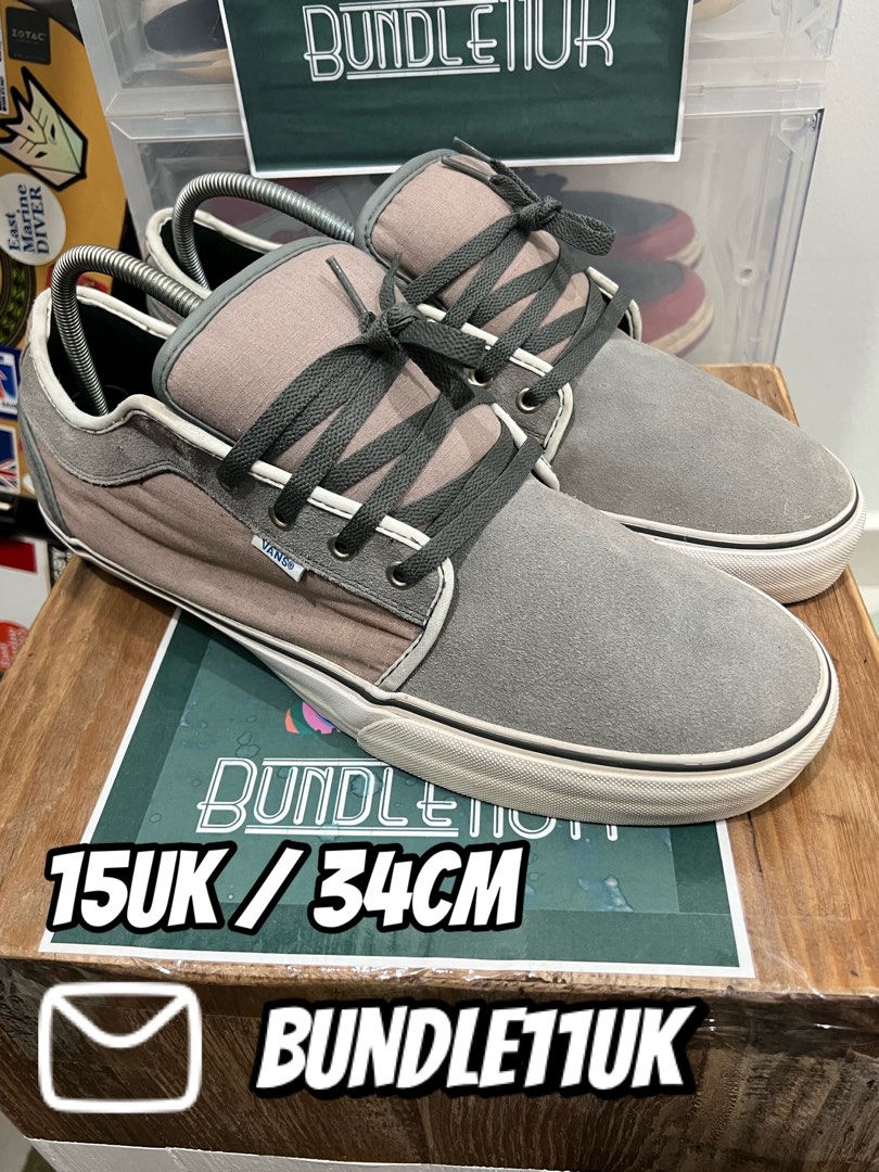Vans Otw Chukka Low Skate Shoes Grey 15UK Men s Fashion Footwear