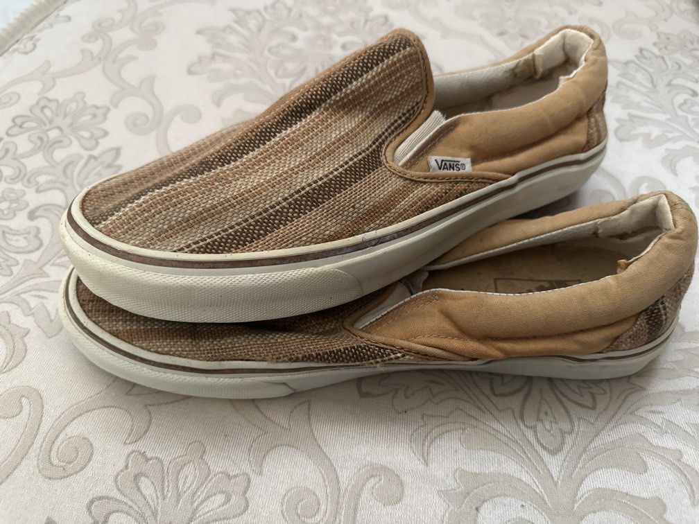 Vans Slip Mexican Blanket (Coffee Bean), Men's Fashion, Footwear