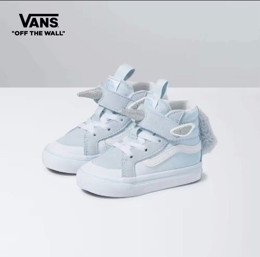 Vans Toddler Unicorn Shoes Sk8 Hi Reissue 138 V Toddler BLUE