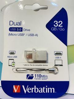 ⚡Verbatim 32GB OTG MicroUSB/USB-A USB 3.0 49826