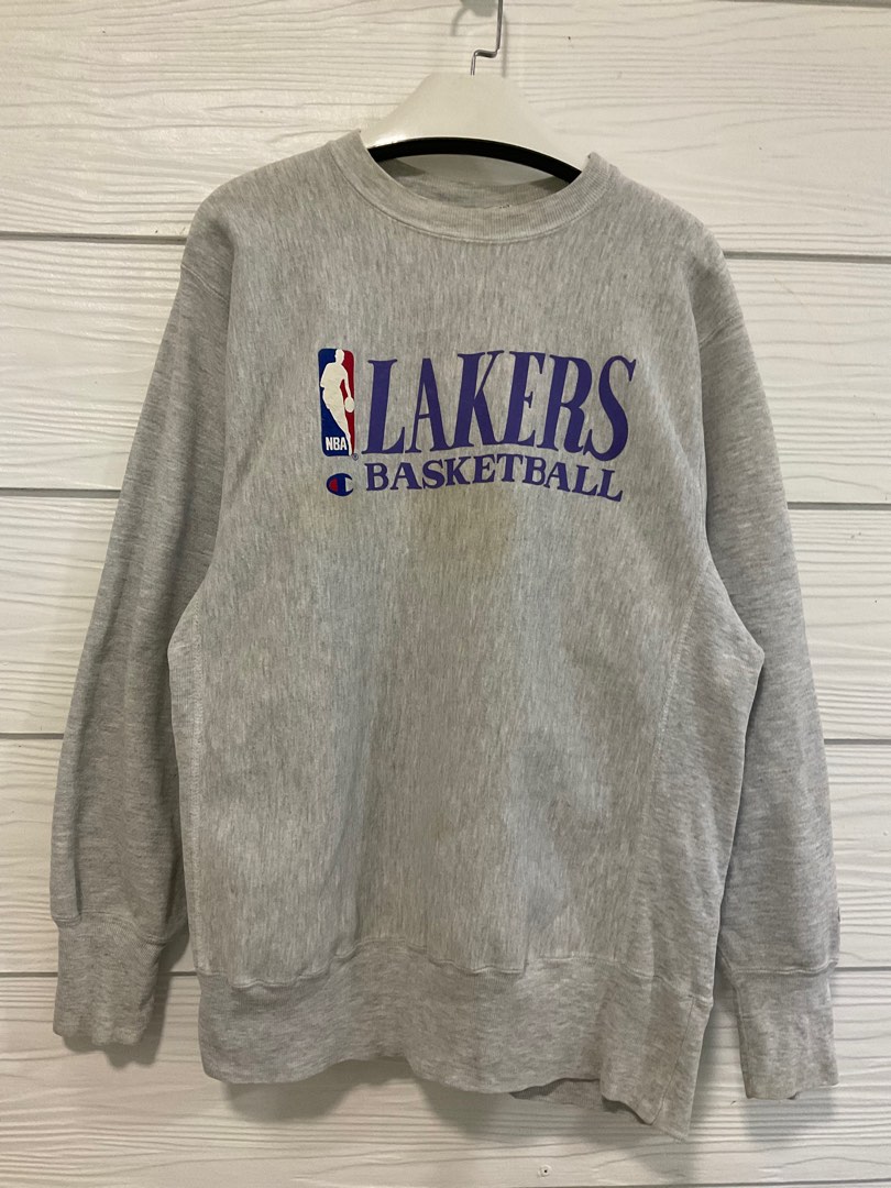 Vintage Champion reverse weave Nba Lakers sweatshirt Women s