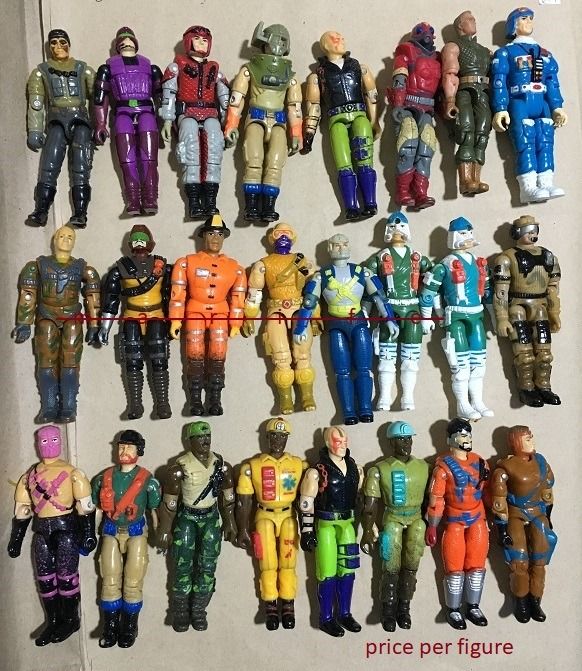 Old gi store joe figures