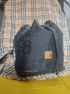 Vintage MCM Sling Bag Bucket Strap Branded