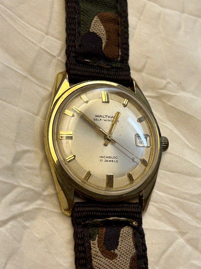 Waltham watch cheap self winding