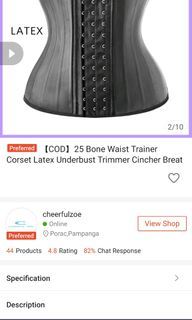 Waist trainer corset