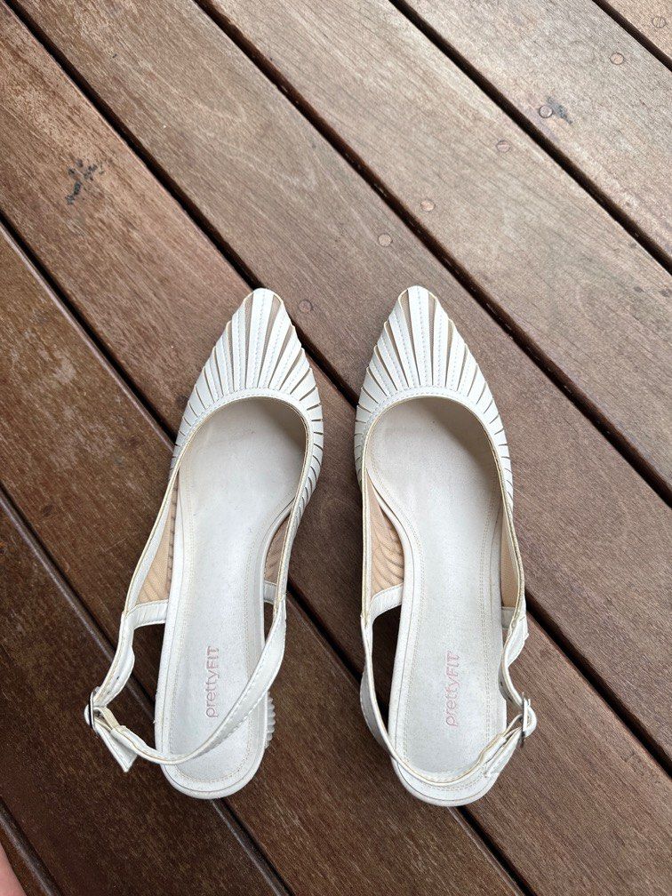 latest white heels