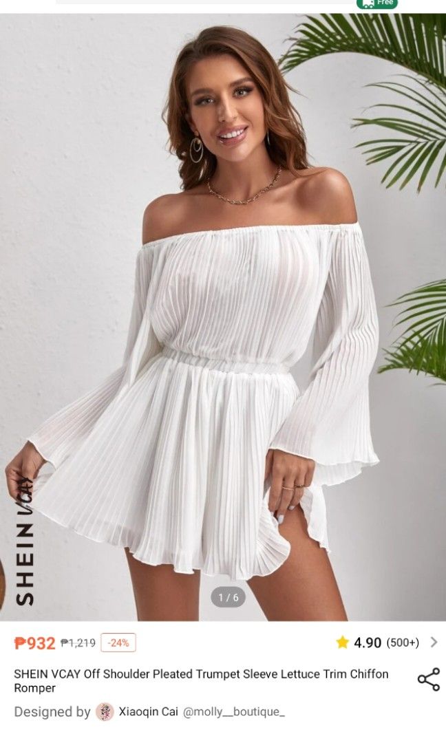 White romper xl on sale