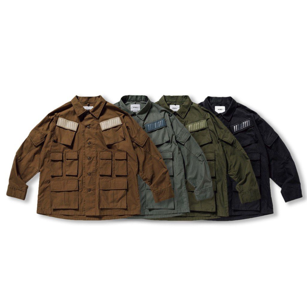 WTAPS MODULAR LS 01, 男裝, 上身及套裝, T-shirt、恤衫、有領衫  