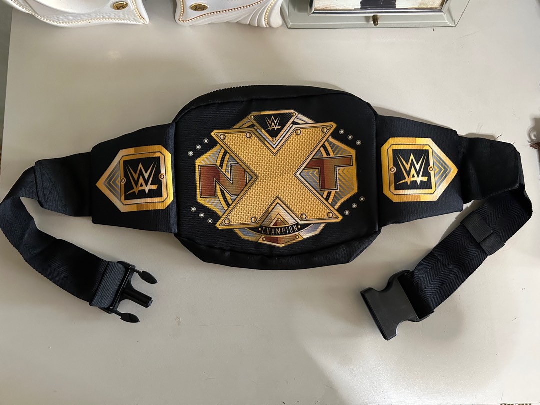 WWE NXT Title Fanny Waist Pack, Men's Fashion, Bags, Belt bags