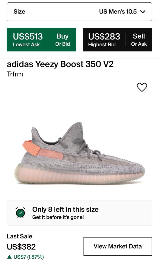 Adidas yeezy 7 best sale size chart