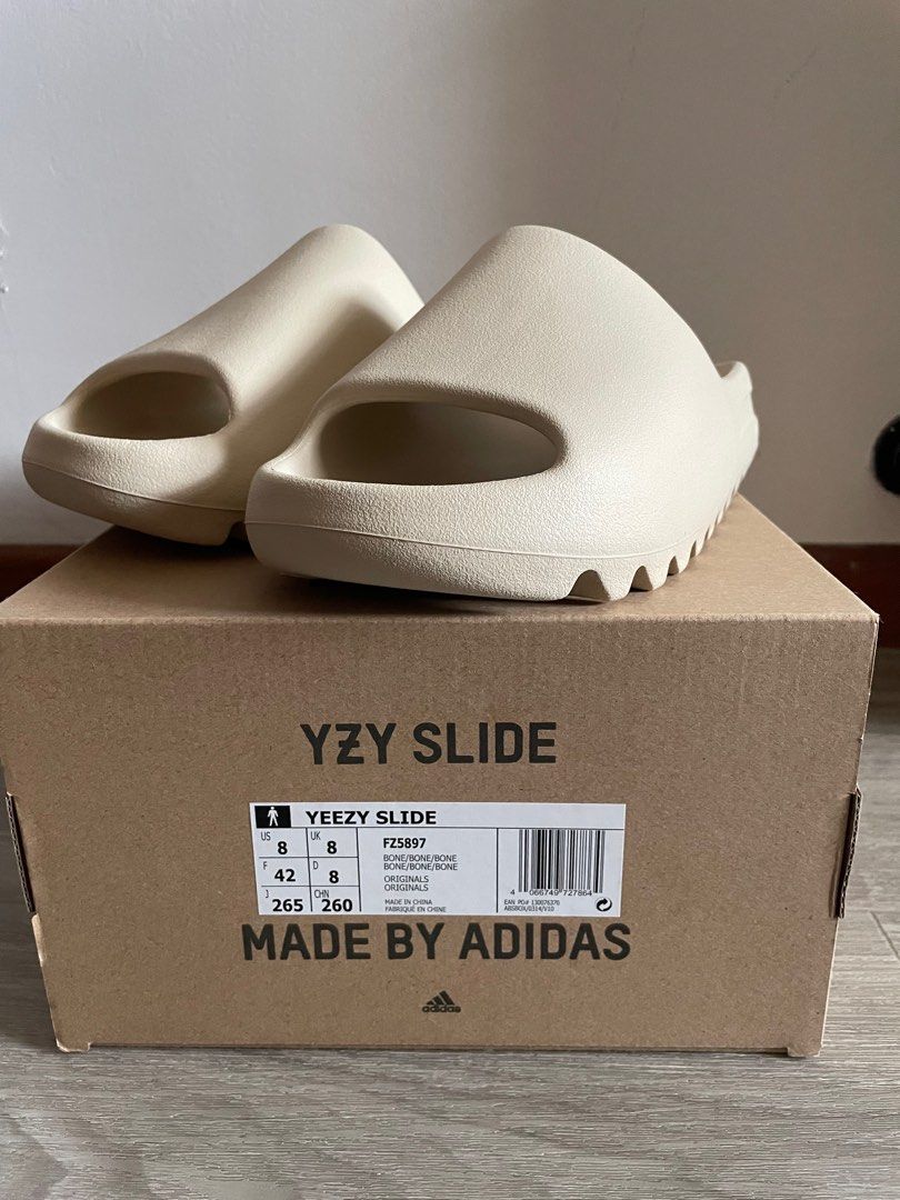 adidas Yeezy Slide Bone (2022/2023 Restock) Men's - FZ5897 - US