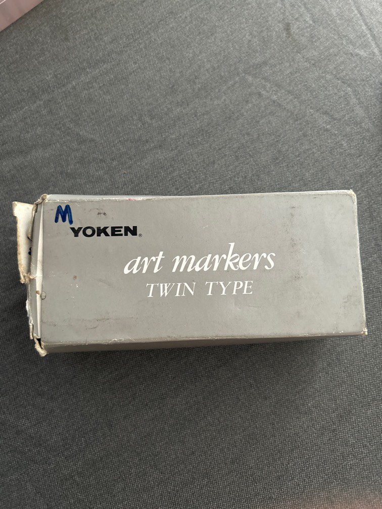 Yoken art marker twin type, Hobbies & Toys, Stationery & Craft