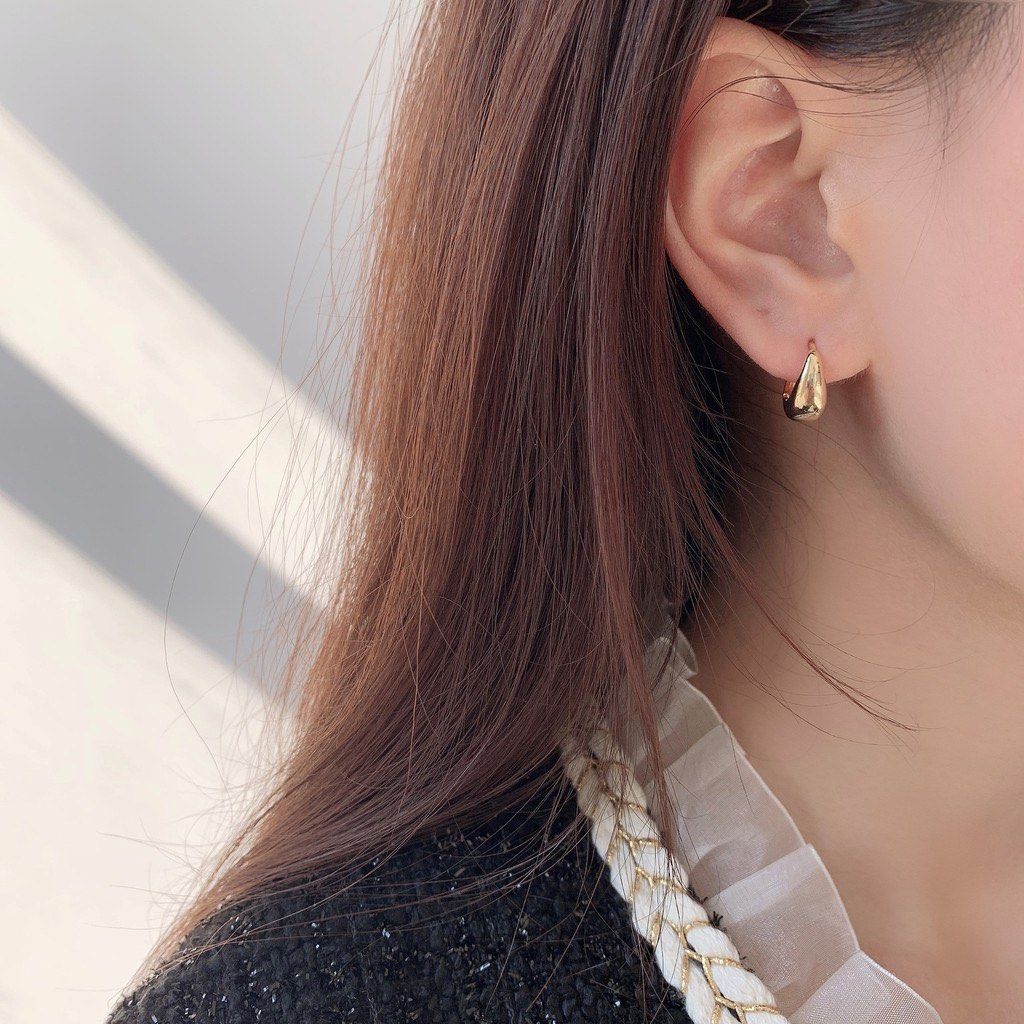 Gold plated cheap hypoallergenic earrings
