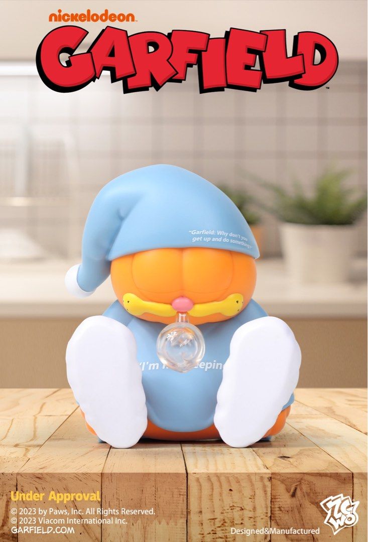 ZCWO Sleeping Garfield Family 三体セット ZCWO Sleeping Garfield Family Designer Art Vinyl H12CM