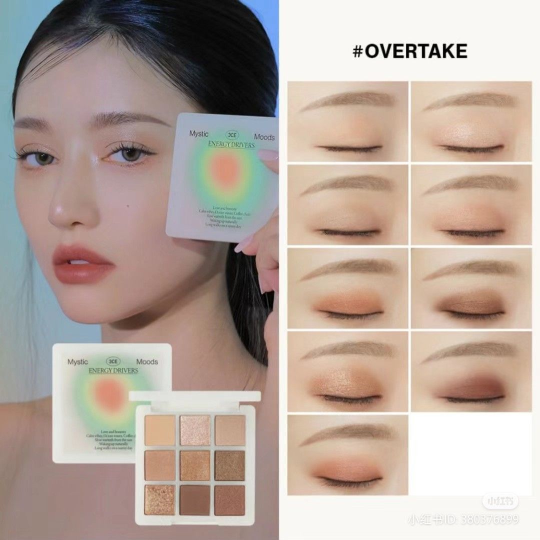 3CE OVERTAKE- 3CE x mystic moods multi eye color palette #overtake ...