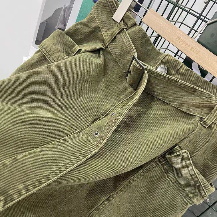Olive green top skirts 3xl
