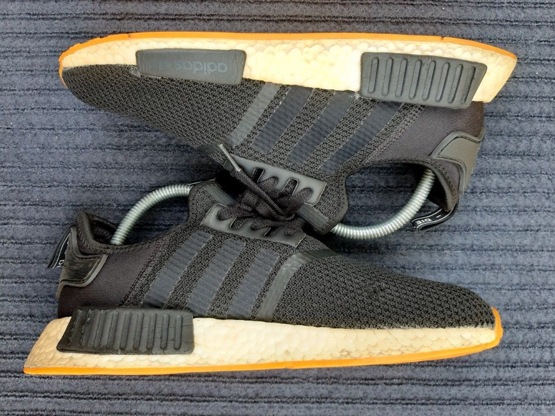 7.5UK ADIDAS NMD R1 BLACK GUM Men s Fashion Footwear