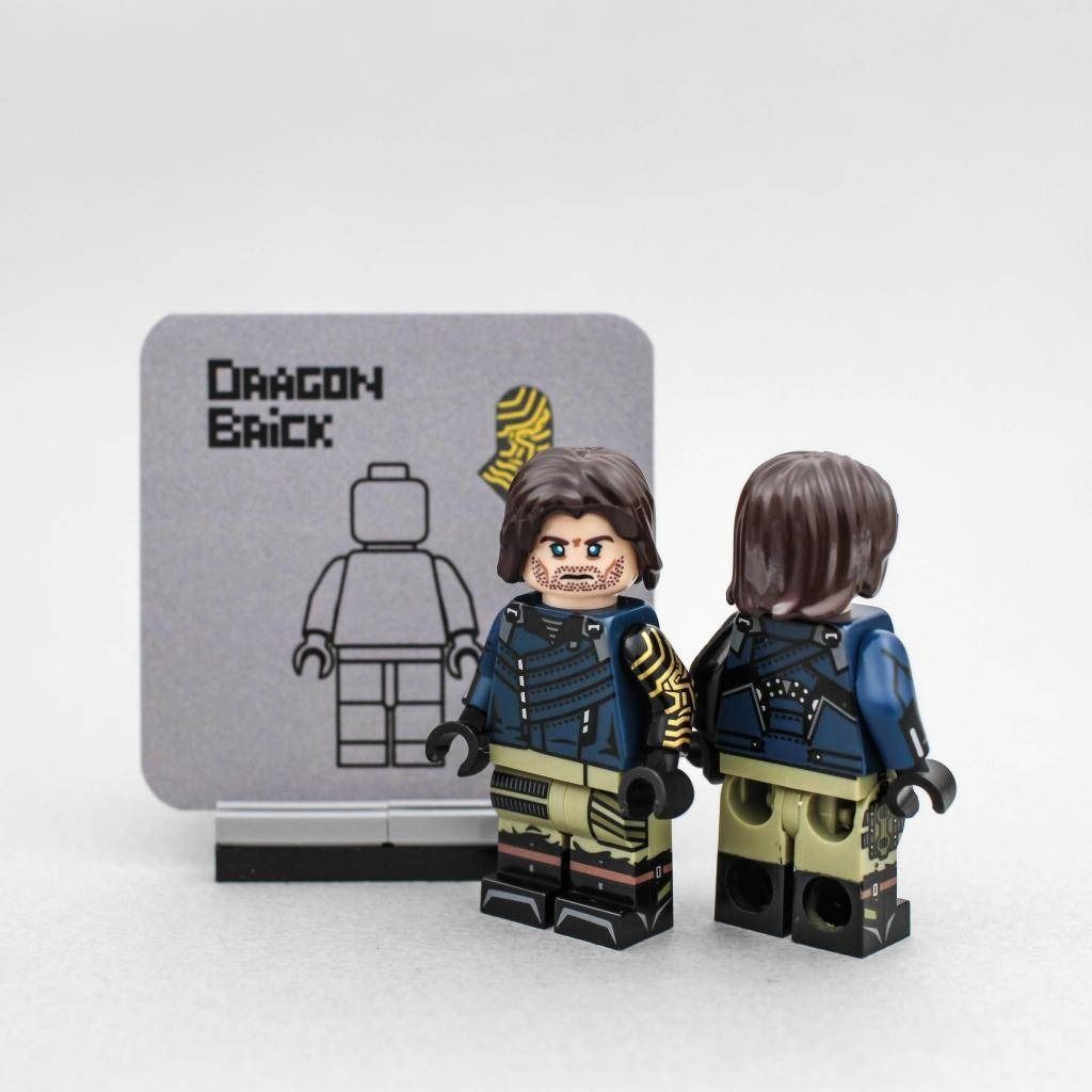 Dragon brick custom minifigure top