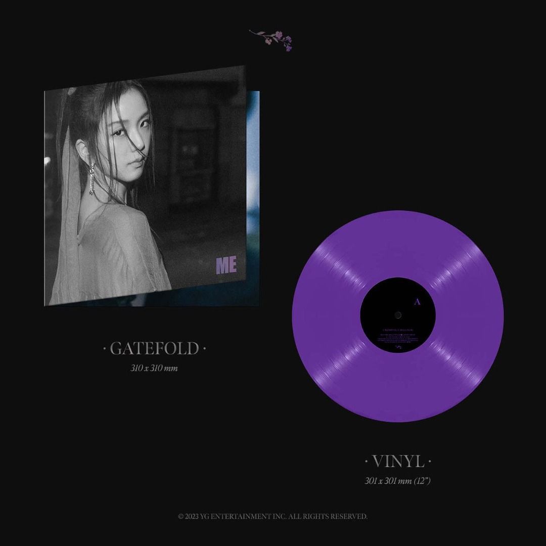 已完訂] 限量版JISOO FIRST SINGLE VINYL LP -LIMITED EDITION