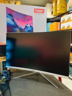 ✅ Nvision 27" Curve 75Hz LED Monitor IN27C18 White