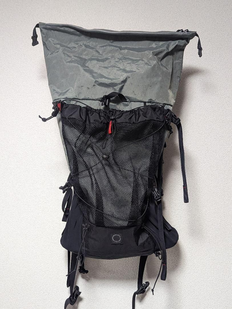 山と道L size Yamatomichi Three Mesh backpack 露營背囊Ultralight