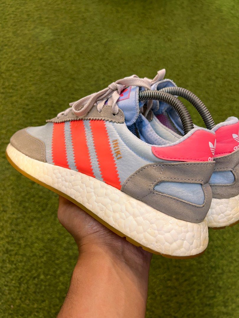 Adidas originals iniki runner cheap ch solid grey-turbo-gum 3