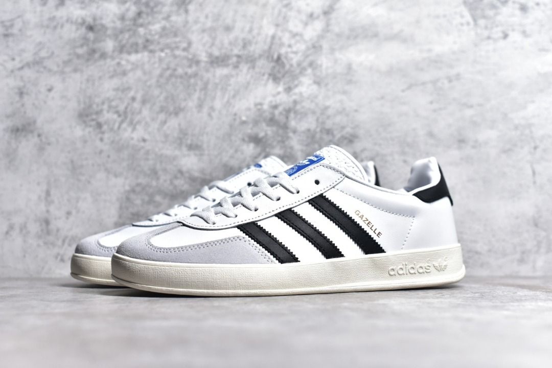 Adidas Originals GAZELLE INDOOR White black shoes Men s Fashion