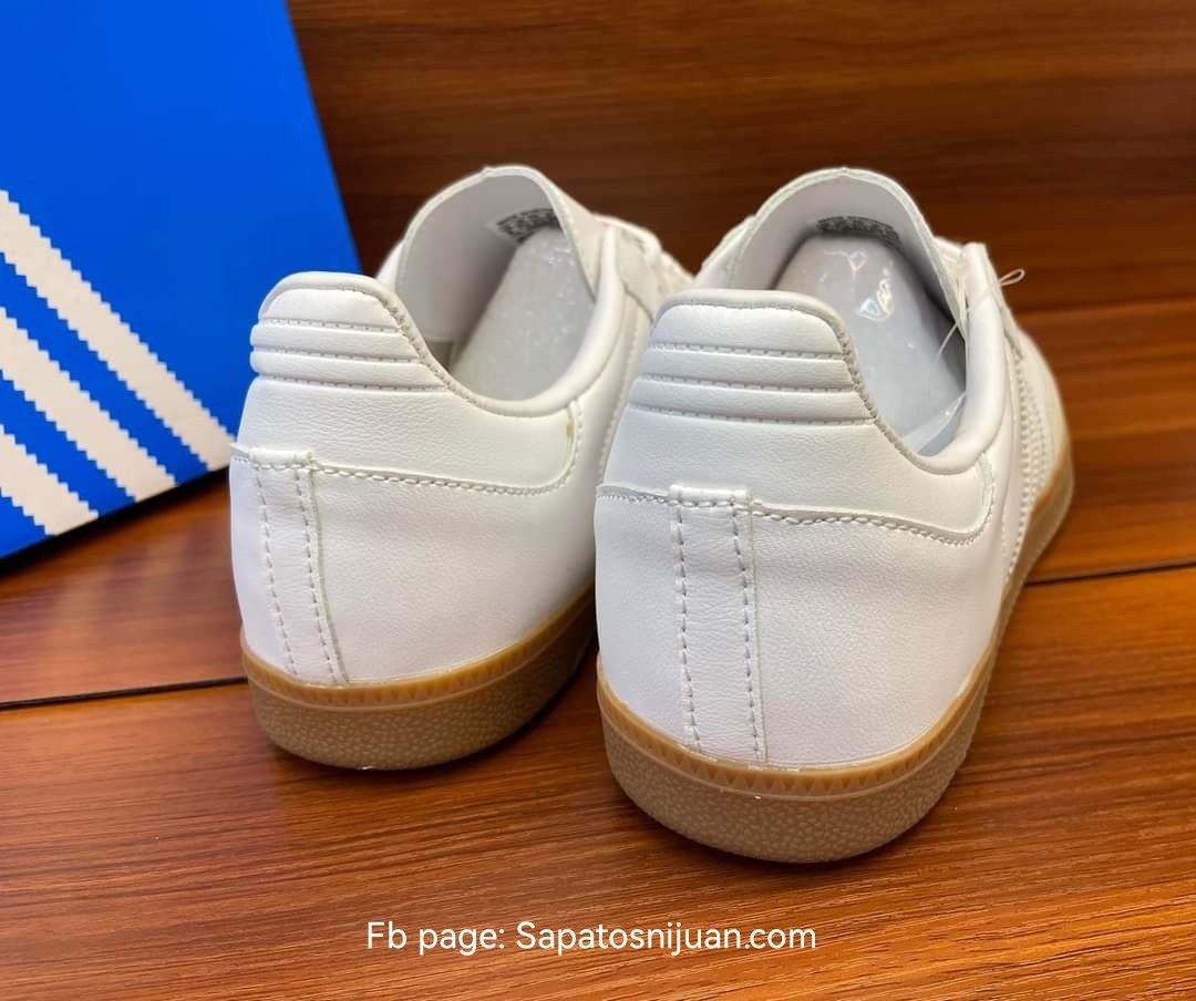 Adidas Samba white gum sole, Men's Fashion, Footwear, Sneakers on Carousell