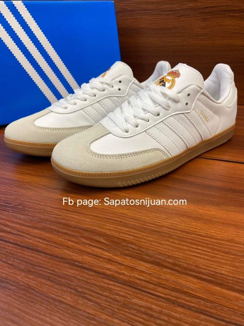 Adidas samba white gum sole outlet
