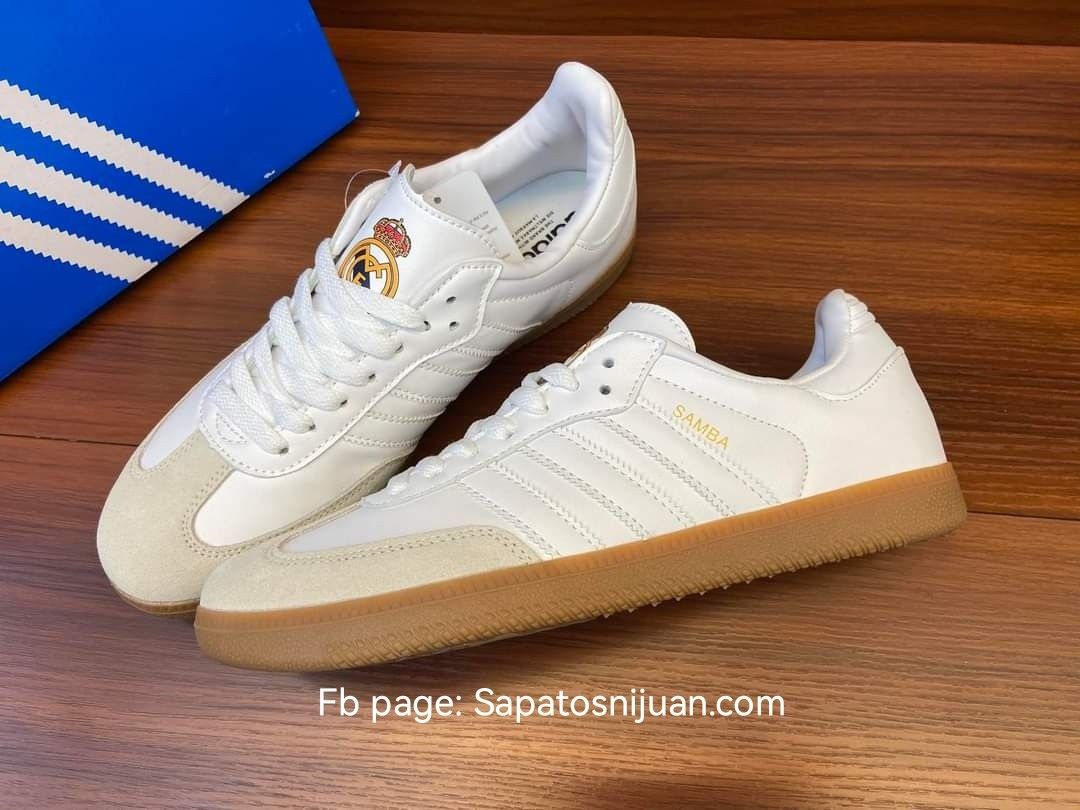 Adidas Samba white gum sole