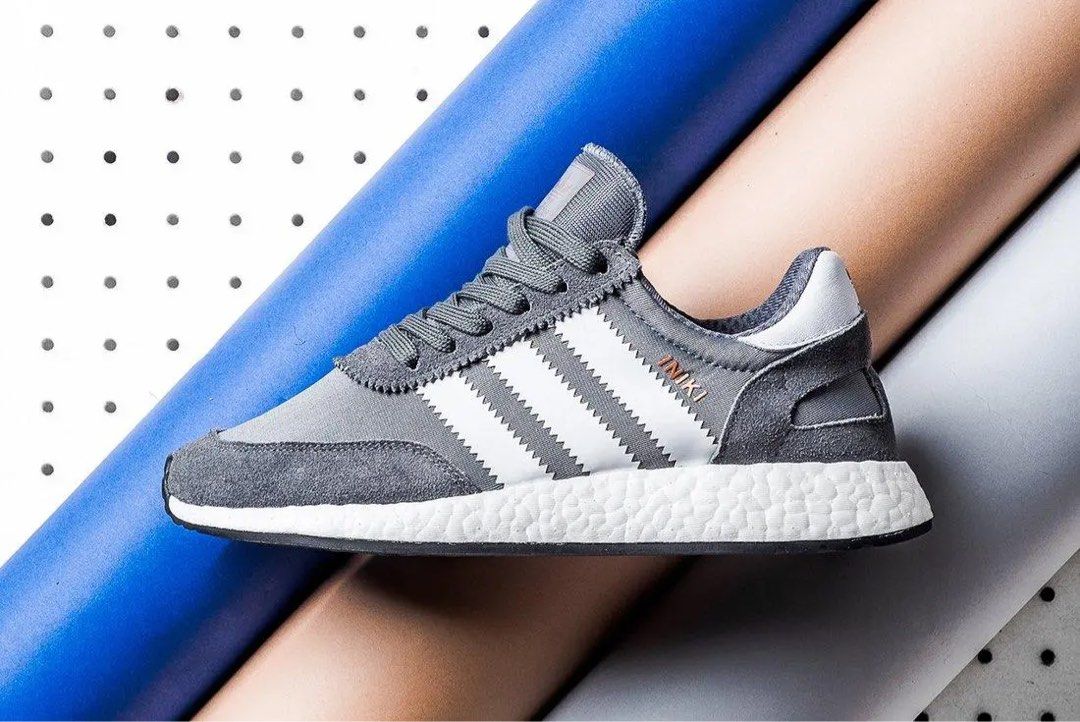Adidas sneakers Iniki I 5923 grey white unisex Women s Fashion