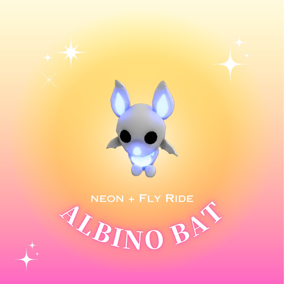 Adopt Me Albino Bat (NFR), Video Gaming, Gaming Accessories, InGame
