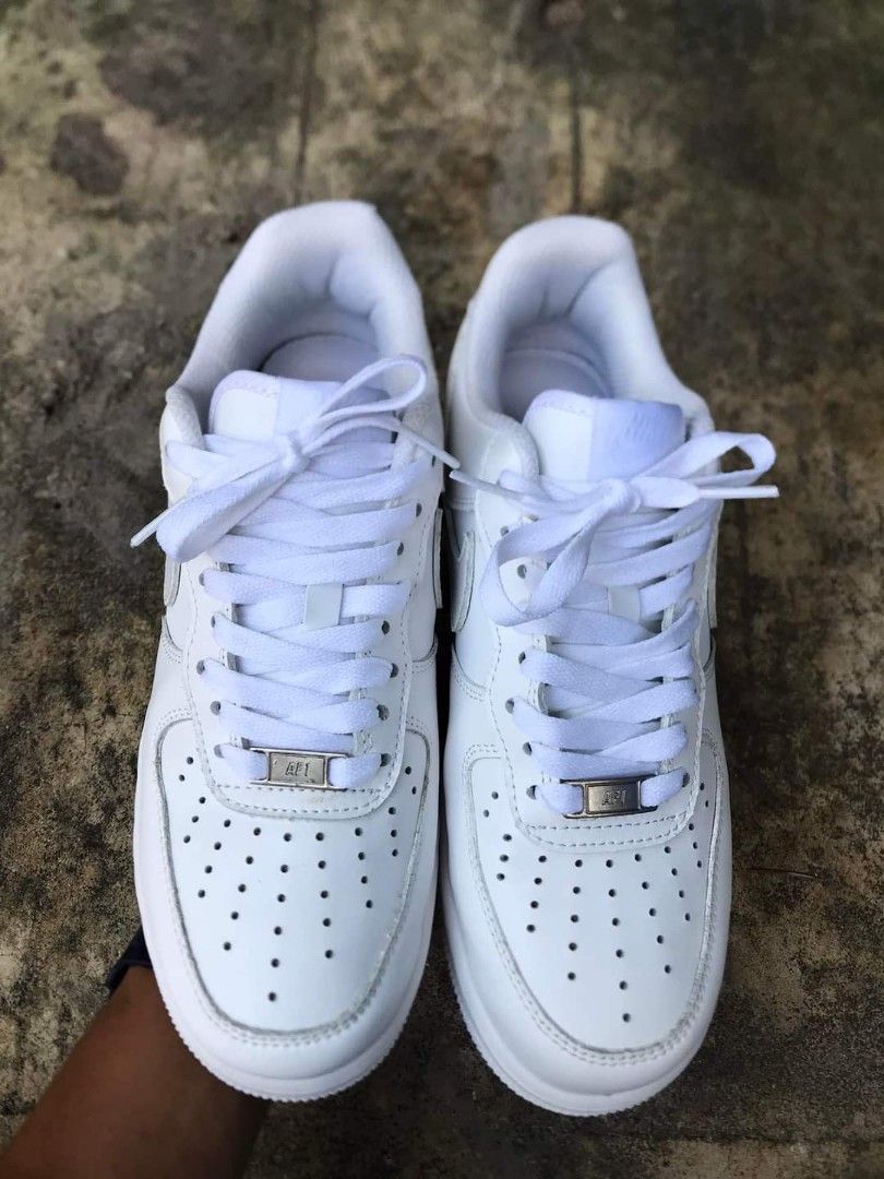 af1 white front view