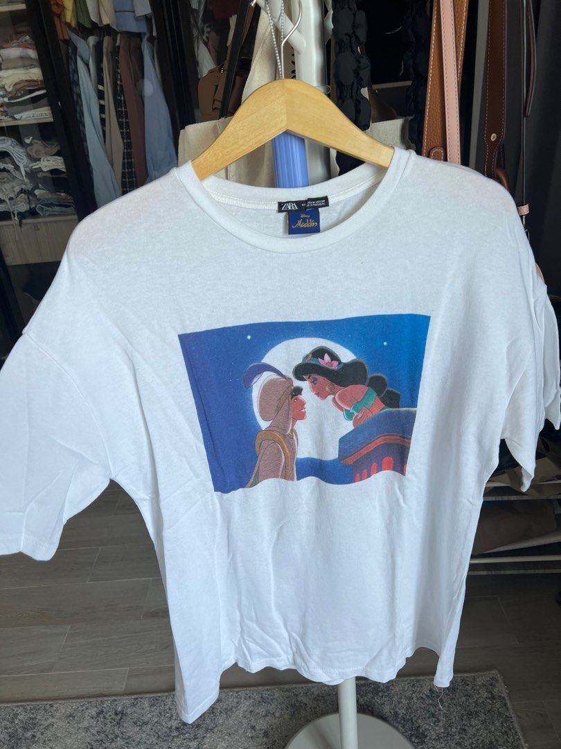Aladdin Disney Zara Top Fesyen Wanita Pakaian Wanita Atasan di Carousell