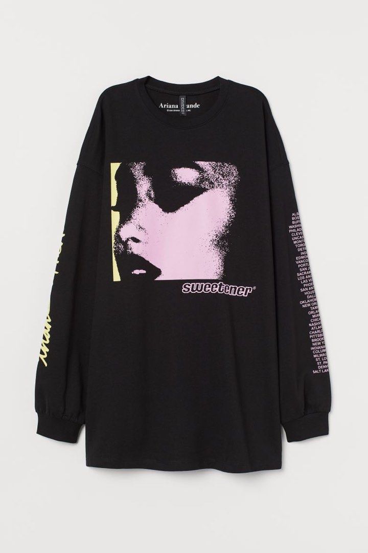 Ariana Grande Sweatshirt H M Women s Fashion Tops Longsleeves