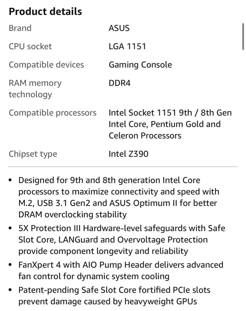 Asus prime deals 390