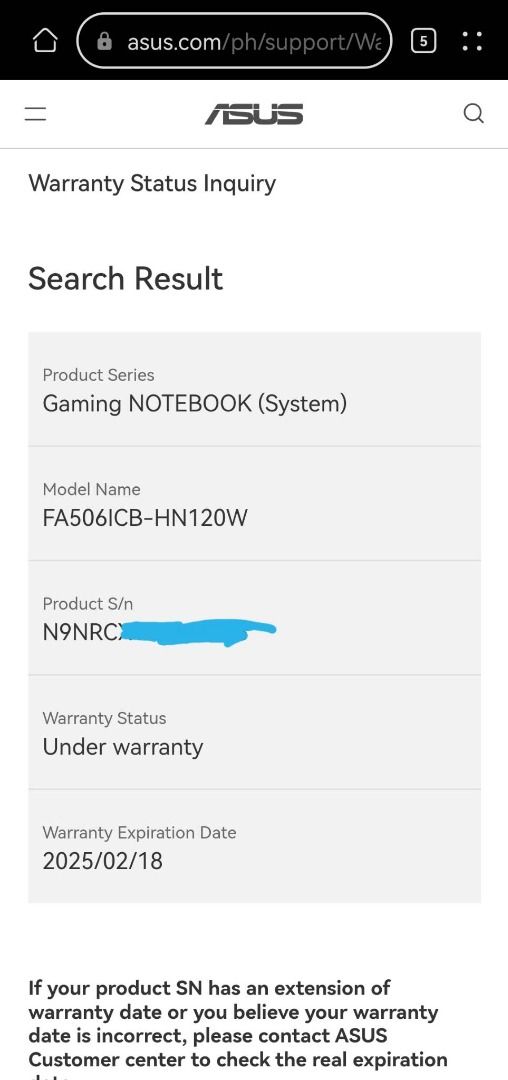 Asus TUF Gaming -A15 , Ryzen 7 , RTX 3050 (2 months used) w/ receipt ...