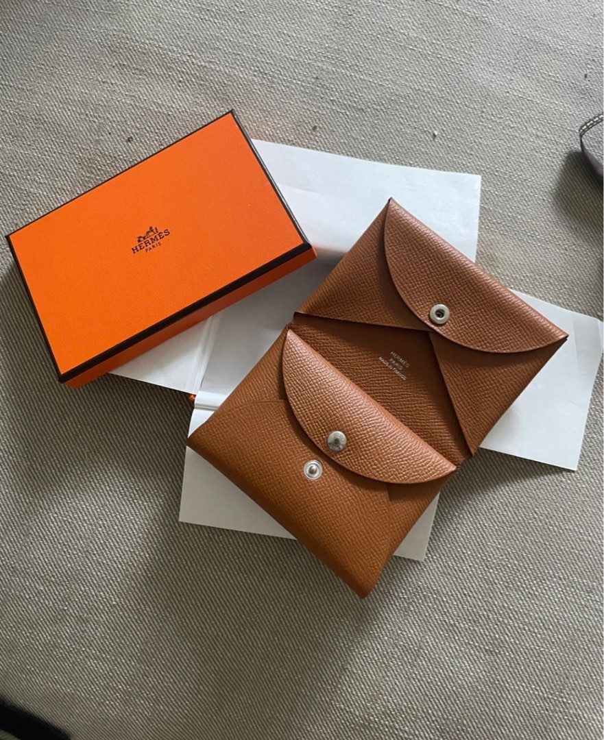 Authentic Brand New Hermes Calvi Duo Abricot