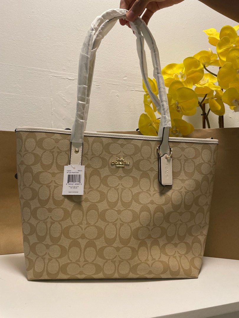 Coach city hot sale zip tote