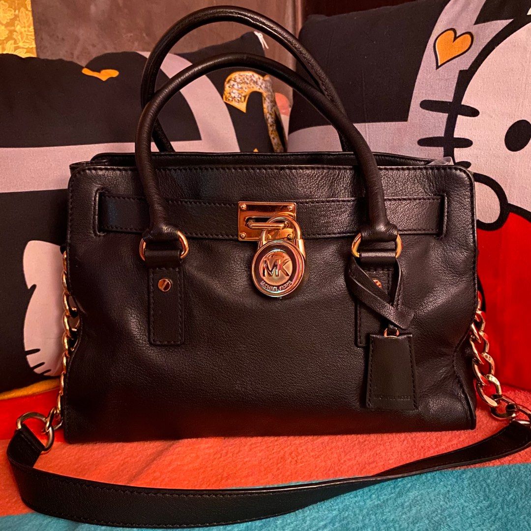 AUTHENTIC MICHAEL KORS Hamilton Medium Satchel 2-Way Bag, Luxury, Bags &  Wallets on Carousell