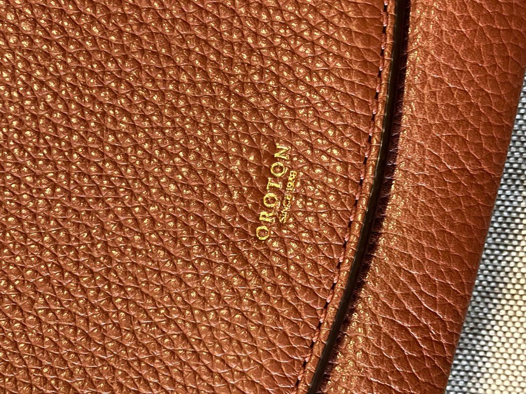 Authentic Oroton leather crossbody in brick colour for Ladies, Women's